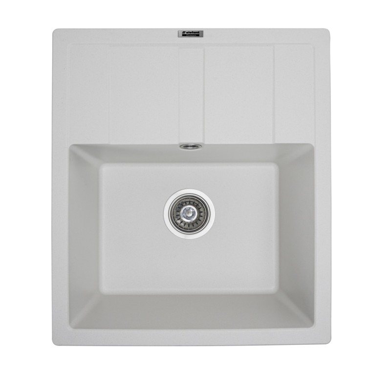 Chiuveta de bucătărie Elefant Premium Aria 5851, Alb 577x495 mm