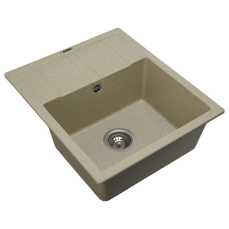 Chiuveta de bucătărie Elefant Premium Aria 5851, Bej 577x495 mm