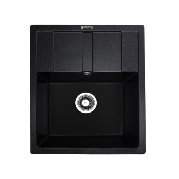 Chiuveta de bucătărie Elefant Premium Aria 5851, Negru metalic 577x495 mm