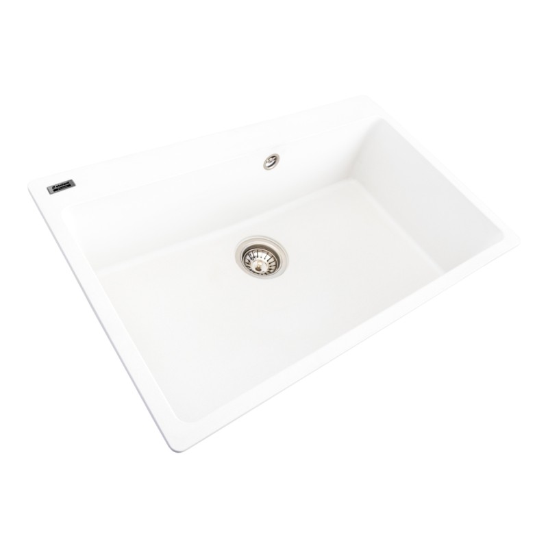 Chiuveta de bucatarie Elefant Premium Bogema, alb , 780 x 500 mm