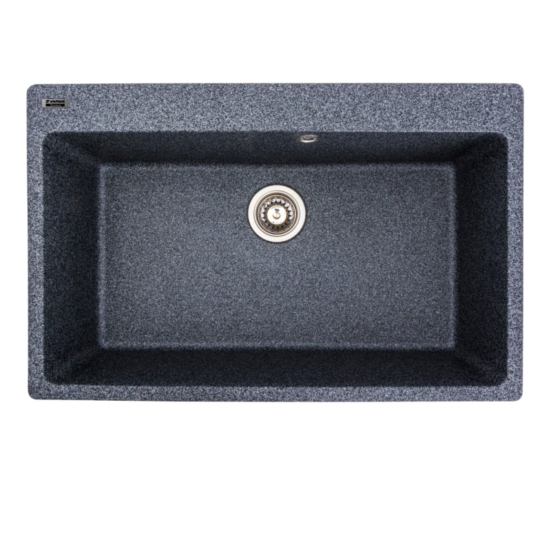 Chiuveta de bucatarie Elefant Premium Bogema, Grafit , 780 x 500 mm