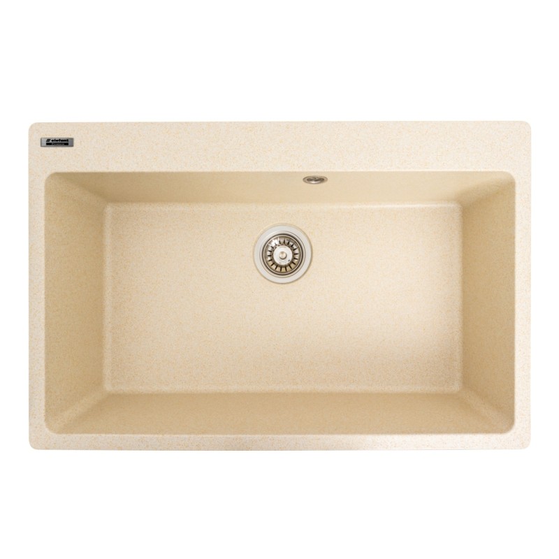 Chiuveta de bucatarie Elefant Premium Bogema, nisip bej , 780 x 500 mm