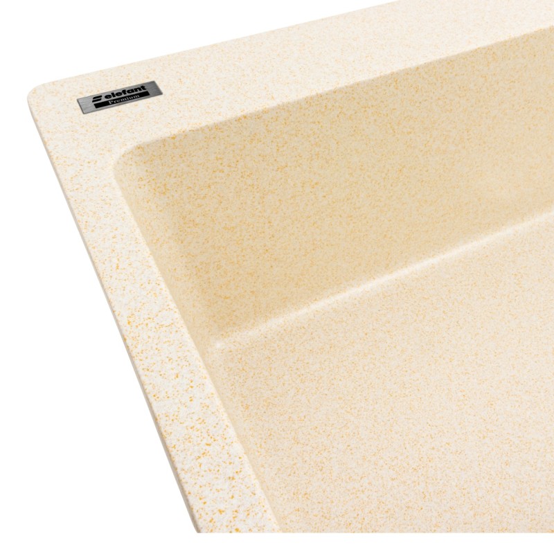 Chiuveta de bucatarie Elefant Premium Bogema, nisip bej , 780 x 500 mm