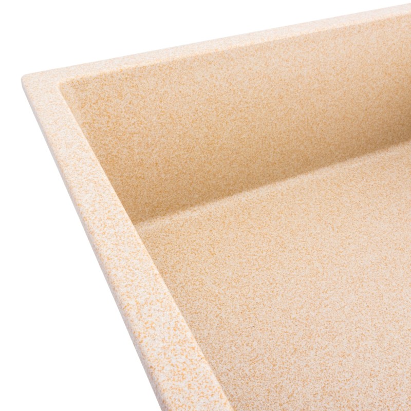 Chiuveta de bucatarie Elefant Premium Diamond Safari Bej , 856x500 mm