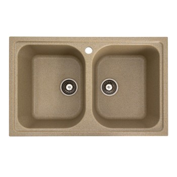 Chiuveta de bucatarie Elefant Premium Equatoria, Nisip bej , 785x490 mm