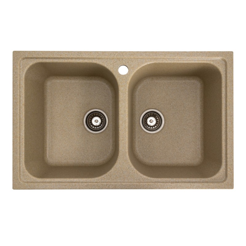 Chiuveta de bucătărie Elefant Premium Equatoria, Safari bej , 785x490 mm