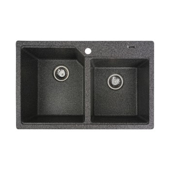 Chiuveta de bucătărie Elefant Premium Harmony , Grafit , 775x495/420 mm