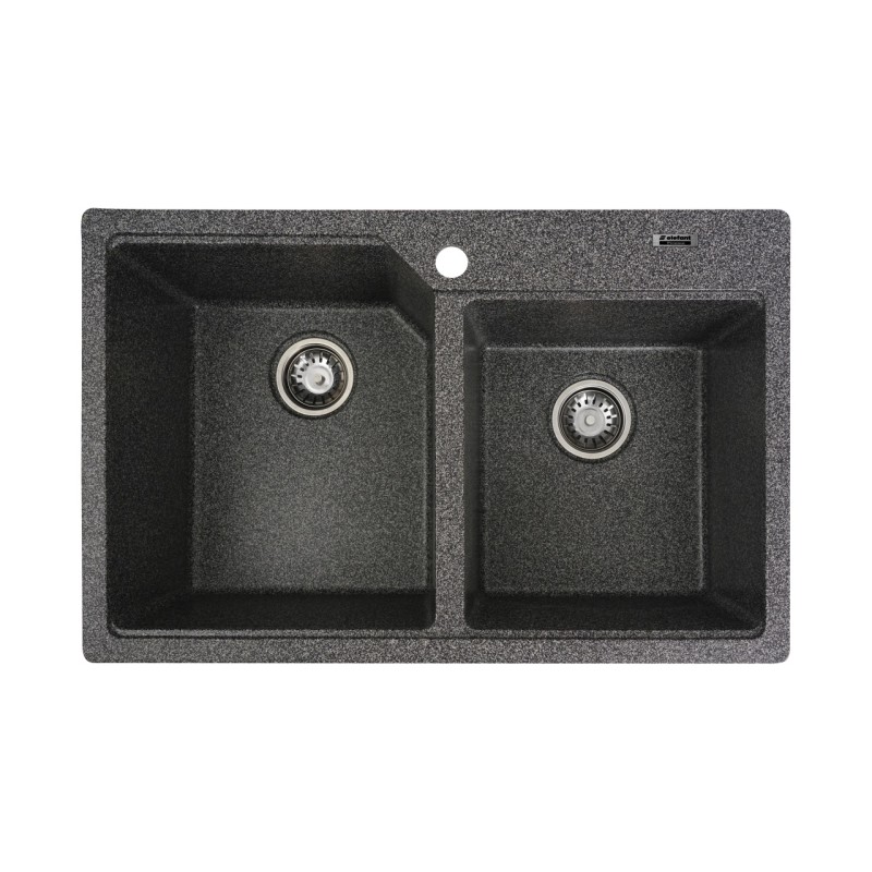 Chiuveta de bucătărie Elefant Premium Harmony , Grafit , 775x495/420 mm