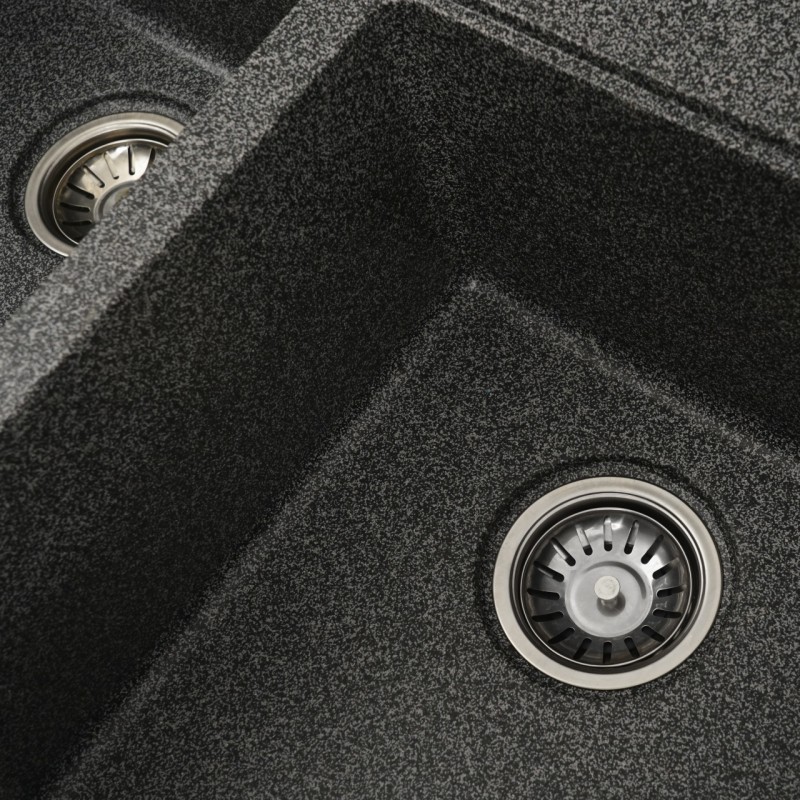 Chiuveta de bucătărie Elefant Premium Harmony , Grafit , 775x495/420 mm