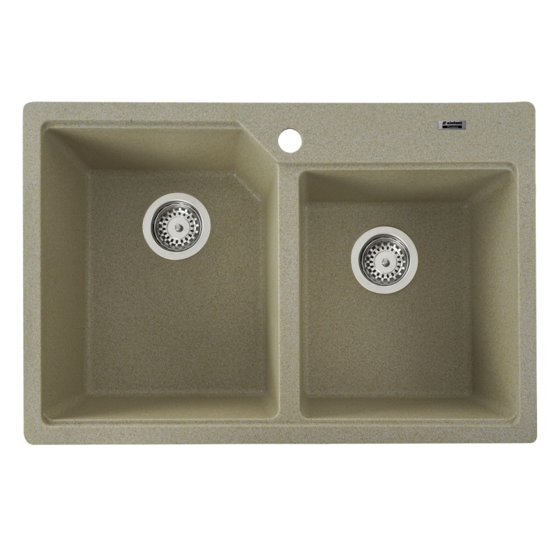 Chiuveta de bucătărie Elefant Premium Harmony , Nisip bej 775x495/420 mm