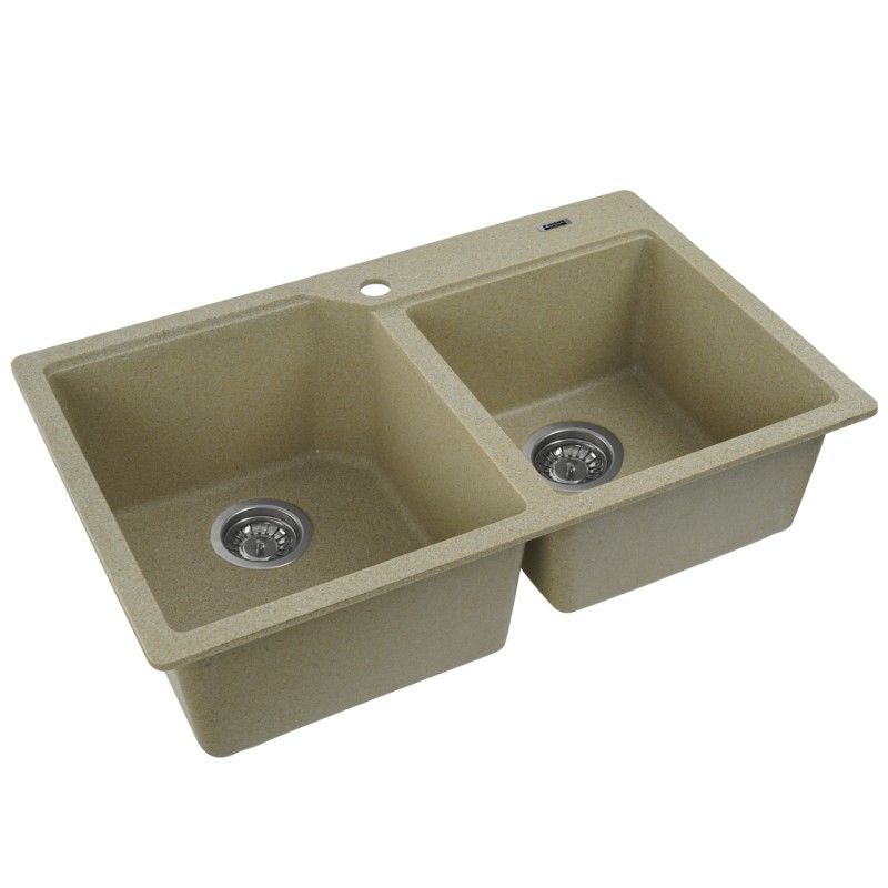 Chiuveta de bucătărie Elefant Premium Harmony , Nisip bej 775x495/420 mm