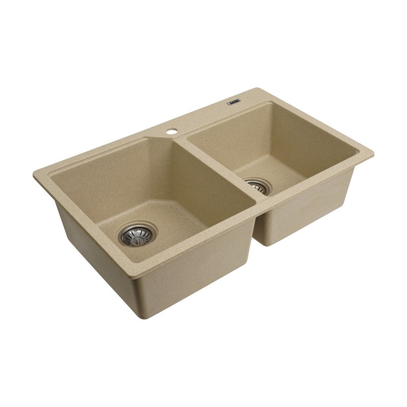 Chiuveta de bucătărie Elefant Premium Harmony , Safari bej 775x495/420 mm