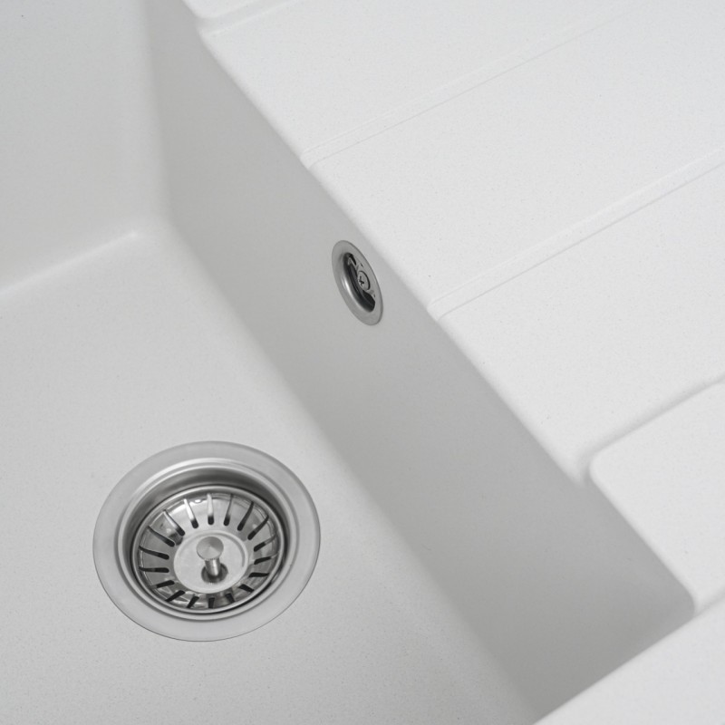 Chiuveta de bucătărie Elefant Premium Intenso , Alb 465x340 mm