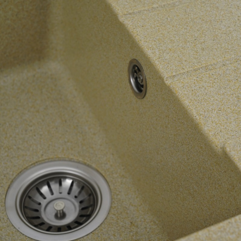 Chiuveta de bucătărie Elefant Premium Intenso , Bej 465x340 mm