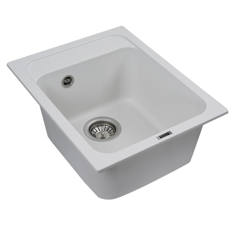 Chiuveta de bucătărie Elefant Premium Korrado ,Alb, 497x398 mm