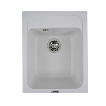 Chiuveta de bucătărie Elefant Premium Korrado ,Alb, 497x398 mm