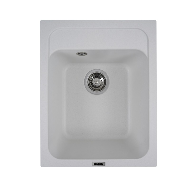 Chiuveta de bucătărie Elefant Premium Korrado ,Alb, 497x398 mm