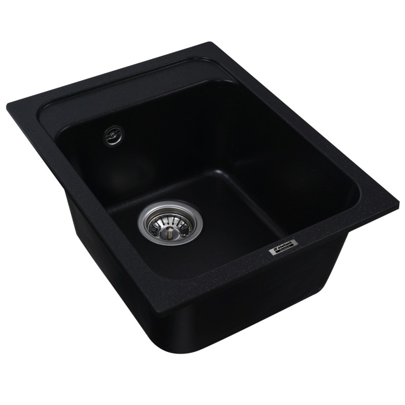 Chiuveta de bucătărie Elefant Premium Korrado , Negru metalic 497x398 mm