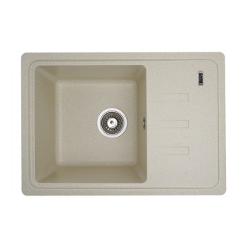 Chiuveta de bucătărie Elefant Premium Liana , Nisip bej, 430x620 mm