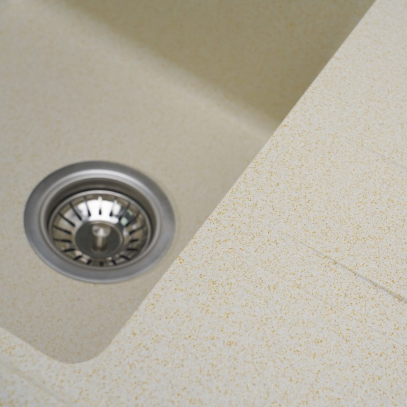 Chiuveta de bucătărie Elefant Premium Liana , Nisip bej, 430x620 mm