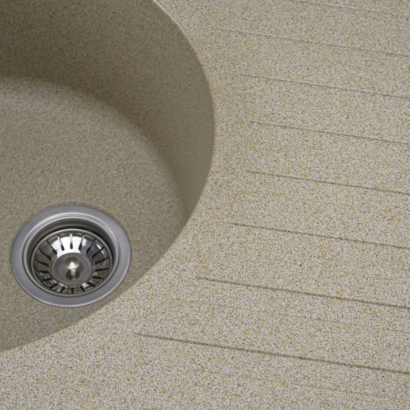 Chiuveta de bucătărie Elefant Premium Lira, Bej , 496x767 mm