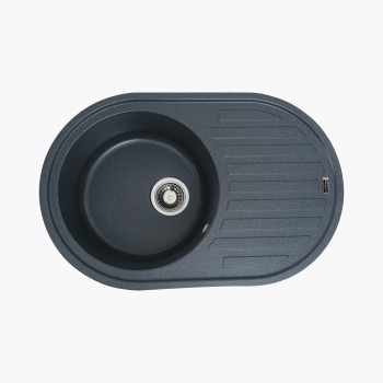 Chiuveta de bucătărie Elefant Premium Lira, Grafit , 496x767 mm