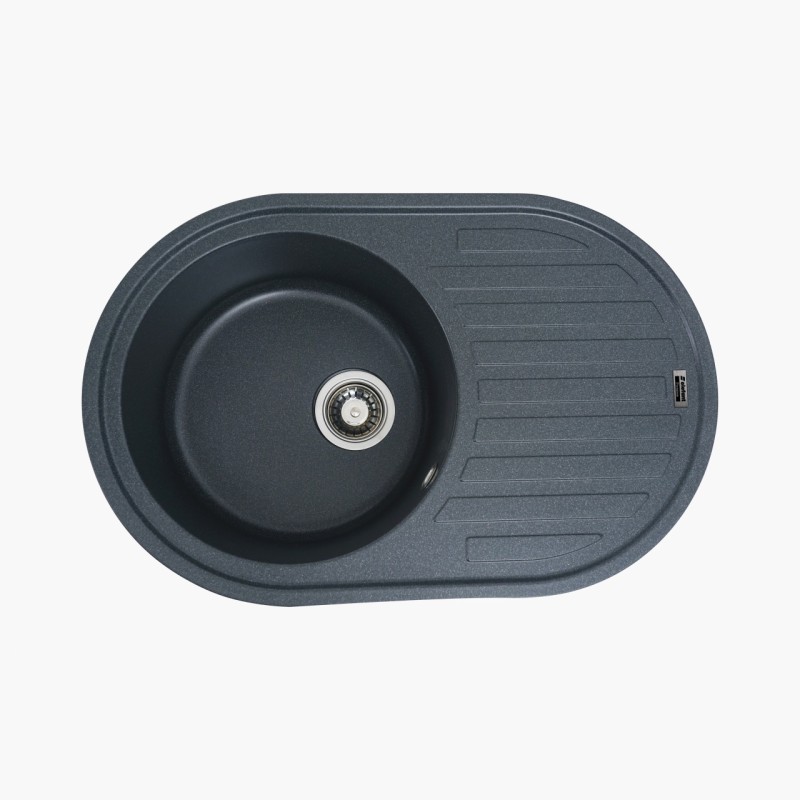 Chiuveta de bucătărie Elefant Premium Lira, Grafit , 496x767 mm