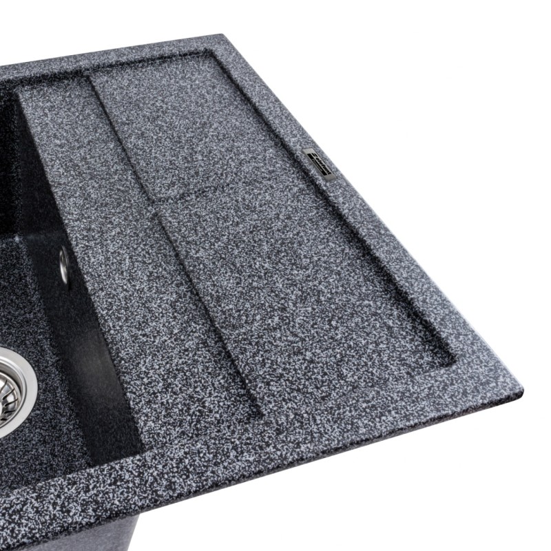 Chiuveta de bucătărie Elefant Premium Lotus, Grafit , 650x500 mm