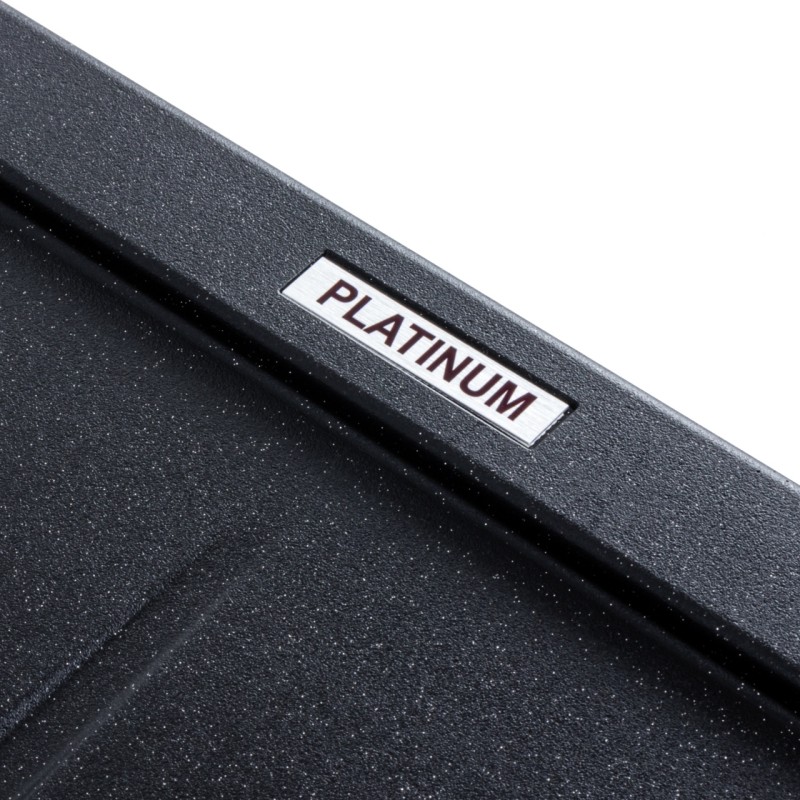 Chiuveta de bucatarie Elefant Premium Lotus Negru metalic , 650x500 mm