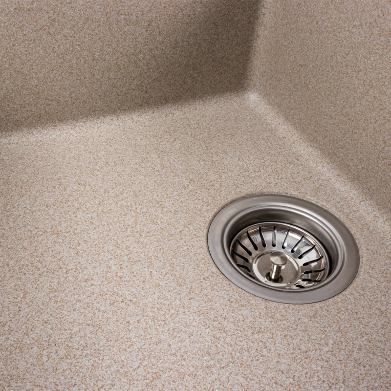 Chiuveta de bucatarie Elefant Premium Lotus Safari Bej, 650x500 mm