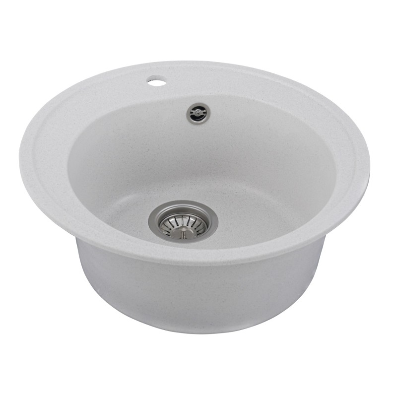 Chiuveta de bucătărie Elefant Premium Luna, Alb , 510 mm