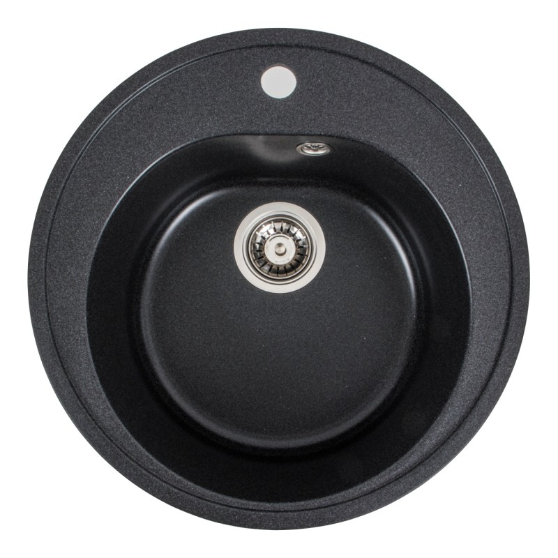 Chiuveta de bucătărie Elefant Premium Luna, Negru, 510 mm