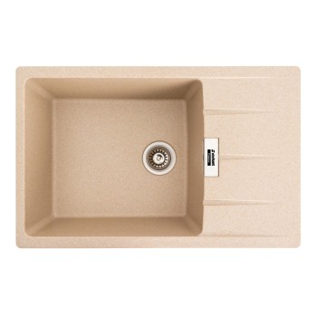 Chiuveta de bucatarie Elefant Premium Roma Safari bej,775x500 mm