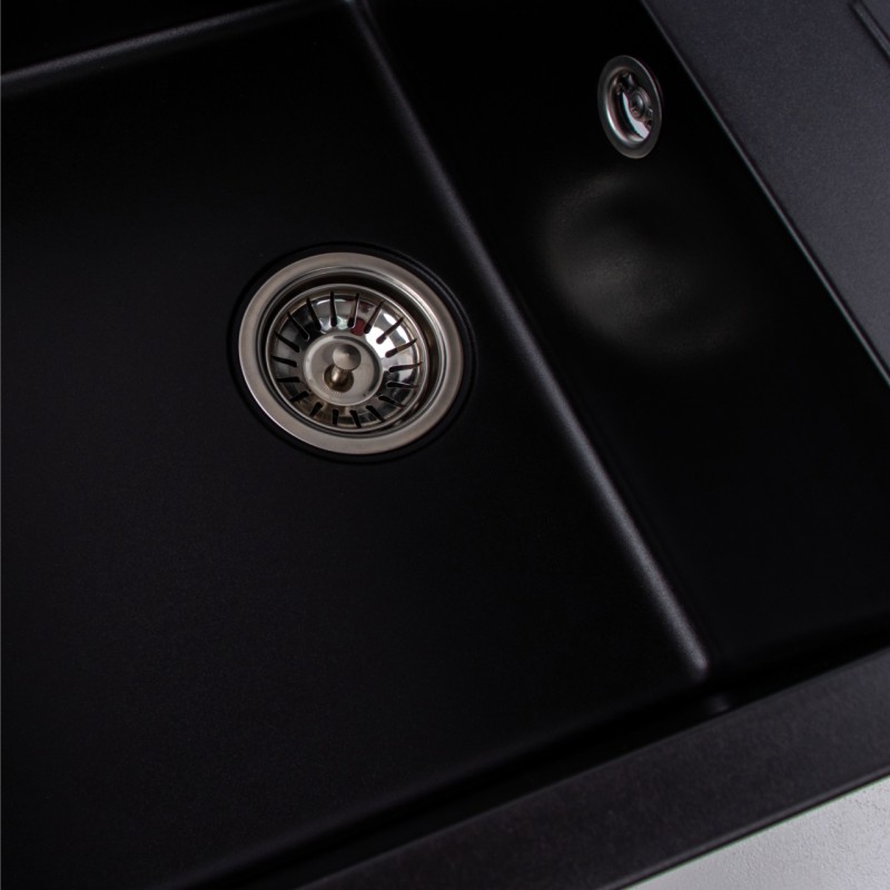 Chiuveta de bucatarie Elefant Premium Selena Negru 785x495mm