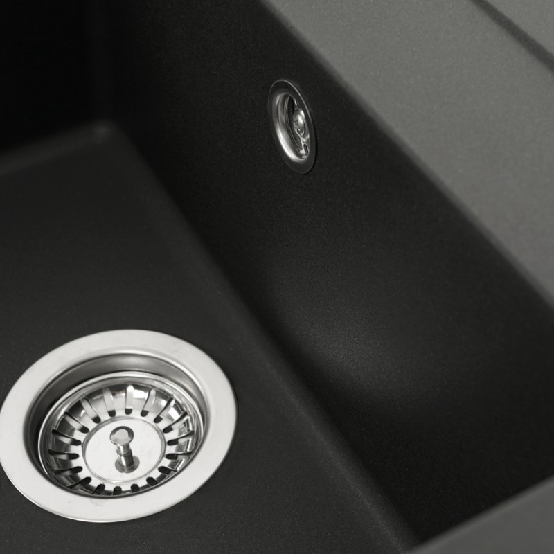 Chiuveta de bucatarie Elefant Premium Selena Negru metalic 785x495mm