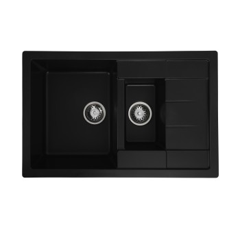 Chiuveta de bucatarie Elefant Premium Toskana Negru 775x495 mm