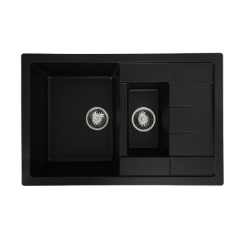 Chiuveta de bucatarie Elefant Premium Toskana Negru metalic 775x495 mm