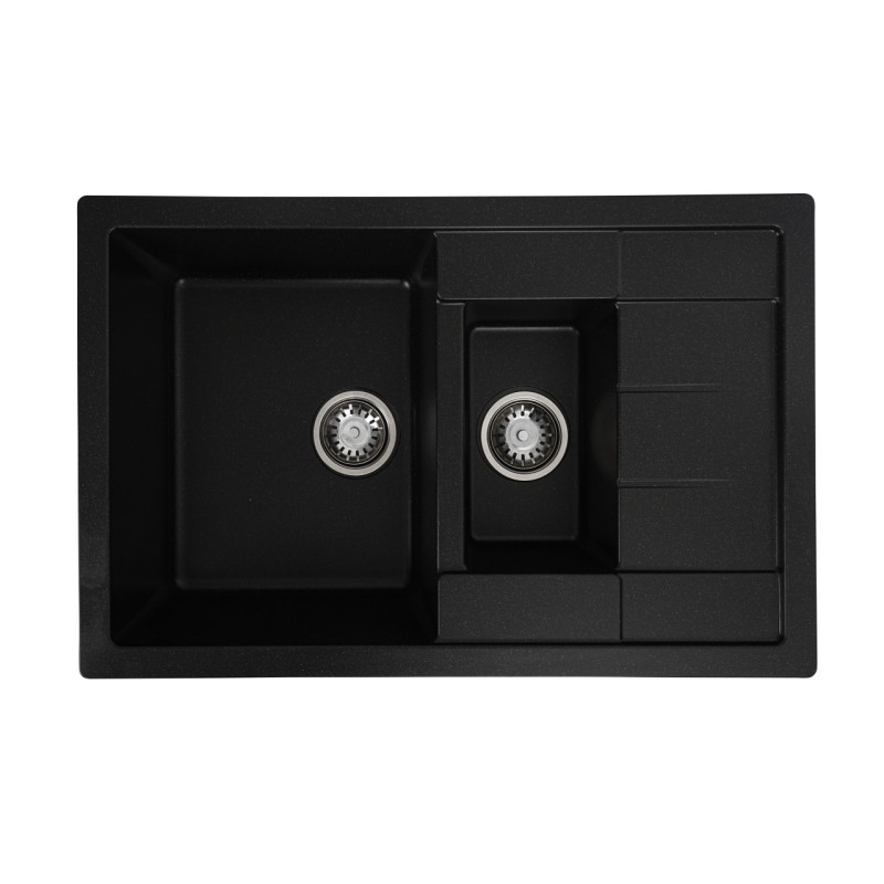 Chiuveta de bucatarie Elefant Premium Toskana Negru metalic 775x495 mm