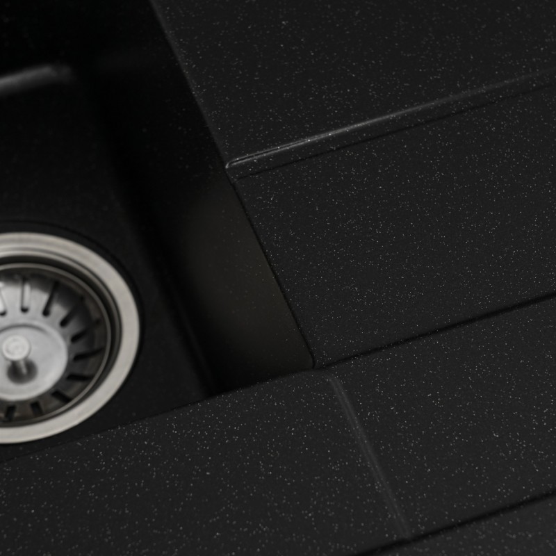 Chiuveta de bucatarie Elefant Premium Toskana Negru metalic 775x495 mm