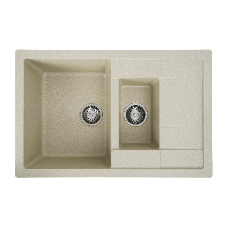 Chiuveta de bucatarie Elefant Premium Toskana Safari bej 775x495 mm