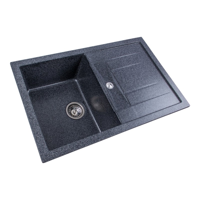 Chiuveta de bucătărie Elefant Premium Troya 7850 , Grafit 776x496 mm