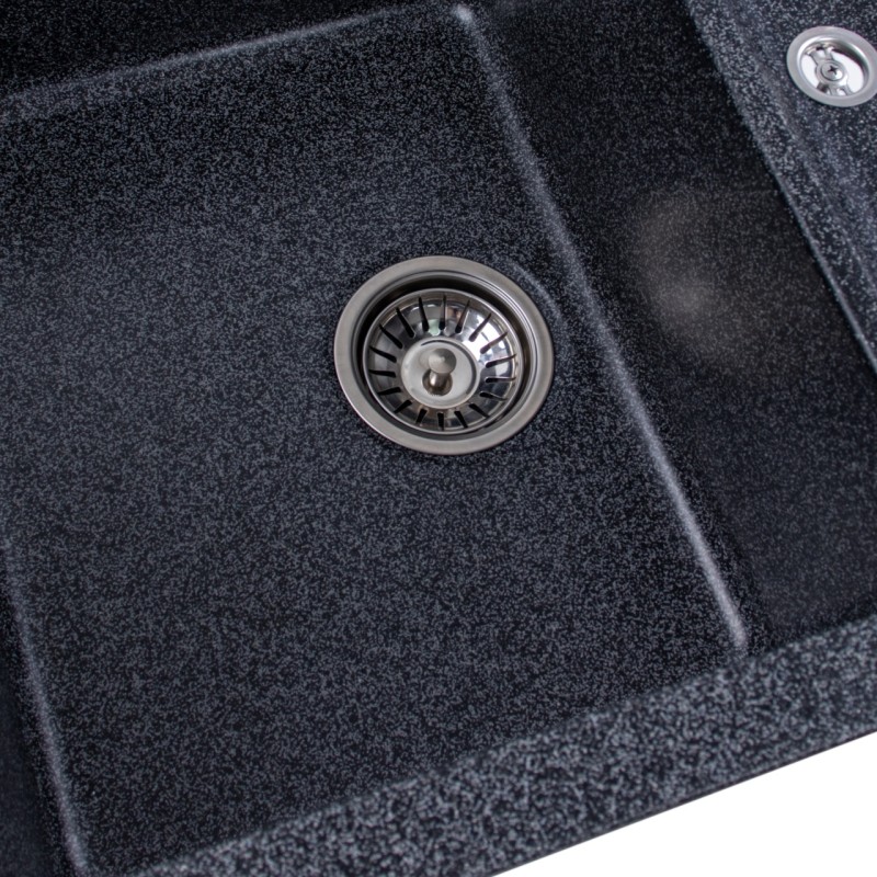 Chiuveta de bucătărie Elefant Premium Troya 7850 , Grafit 776x496 mm