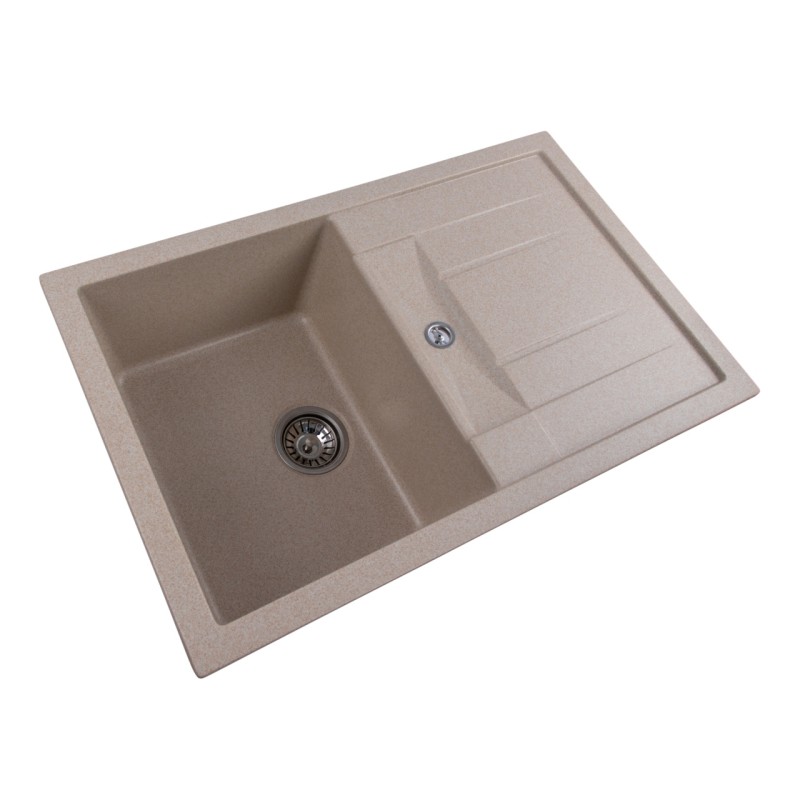 Chiuveta de bucătărie Elefant Premium Troya 7850 , Safari bej 776x496 mm