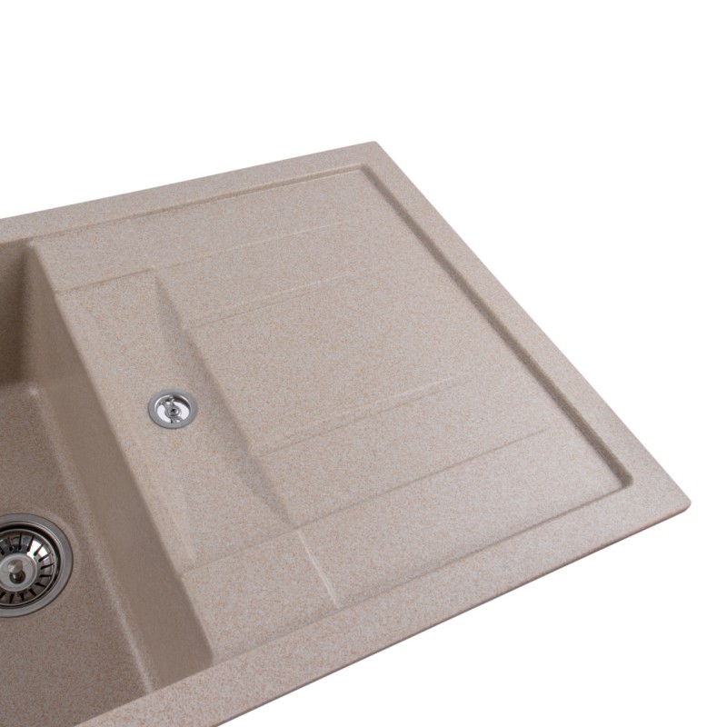 Chiuveta de bucătărie Elefant Premium Troya 7850 , Safari bej 776x496 mm