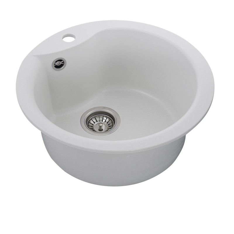 Chiuveta de bucătărie Elefant Premium Turas 480 , Alb 482 mm