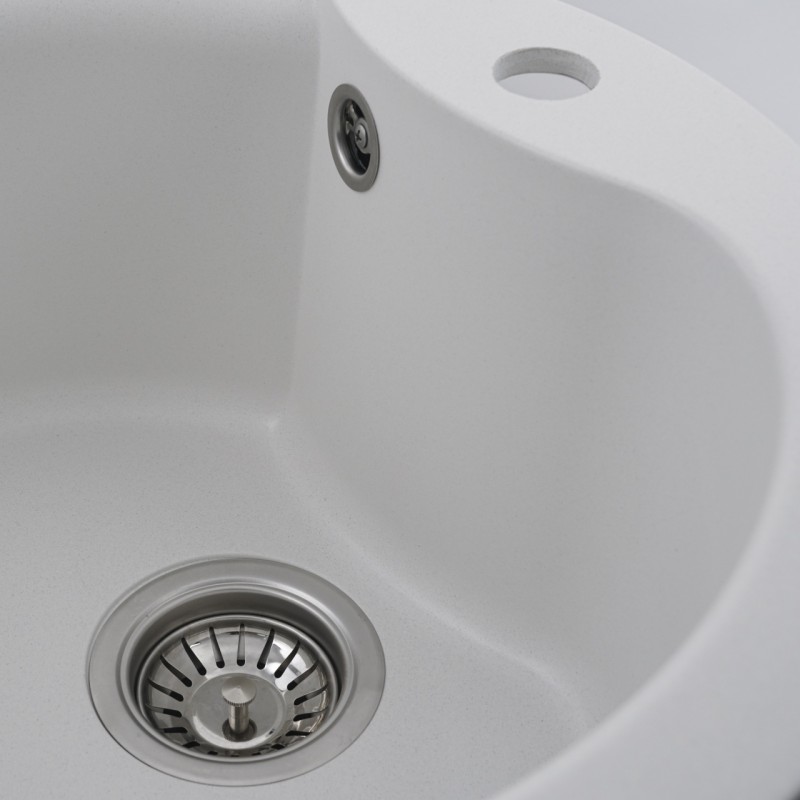 Chiuveta de bucătărie Elefant Premium Turas 480 , Alb 482 mm