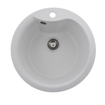 Chiuveta de bucătărie Elefant Premium Turas 480 , Alb 482 mm