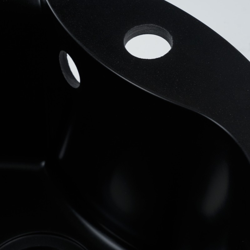 Chiuveta de bucătărie Elefant Premium Turas 480 , Negru 482 mm