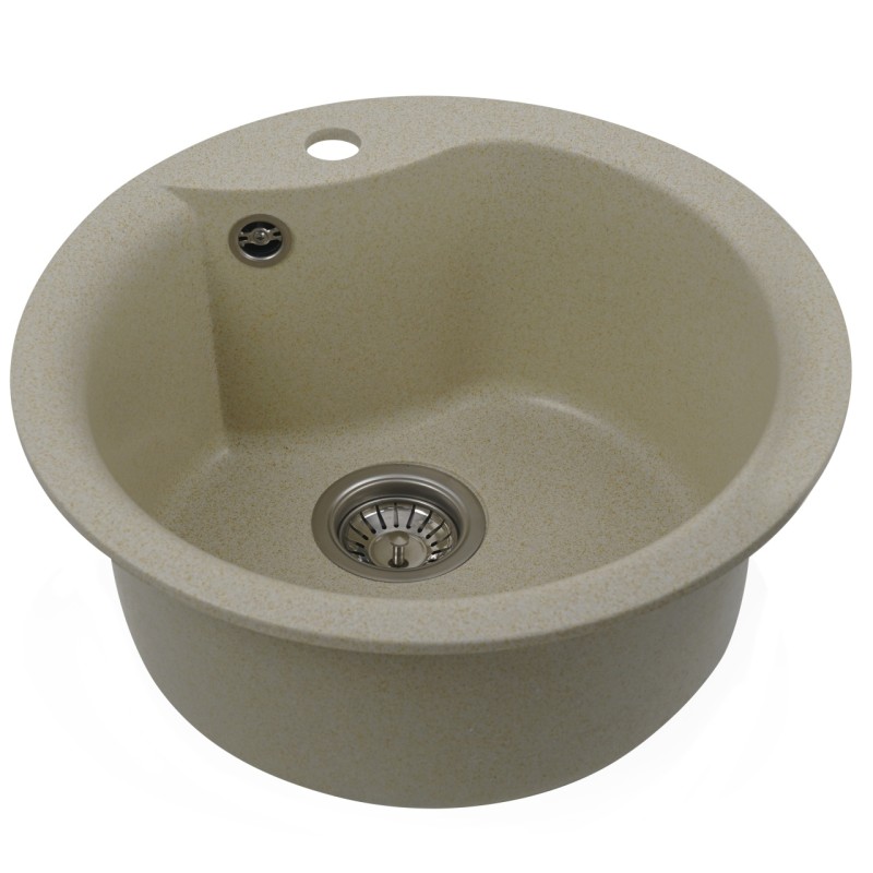 Chiuveta de bucătărie Elefant Premium Turas 480 , Nisip bej 482 mm