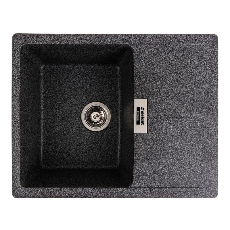 Chiuveta de bucatarie Elefant Premium Zirkon Grafit , 620x500mm